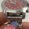 Б/у 04w3220[Б/у] VICTORINOX V7-02 GMT кварцевые мужские часы циферблат красный 100M [Магазин Хатиодзи]