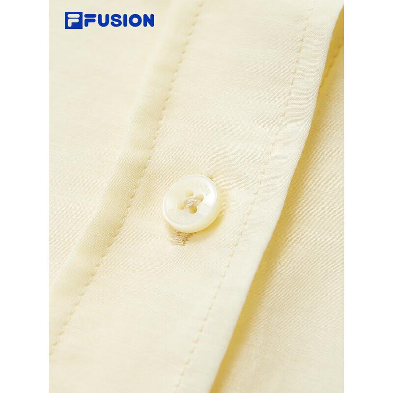 FILA FUSION Women's Casual Loose Woven Long Sleeve Shirt