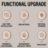 Wall Mounted Storage Organizer Rack Walnut Wood Grain Storage Shelf Toilet Paper Holder  Hotel Room