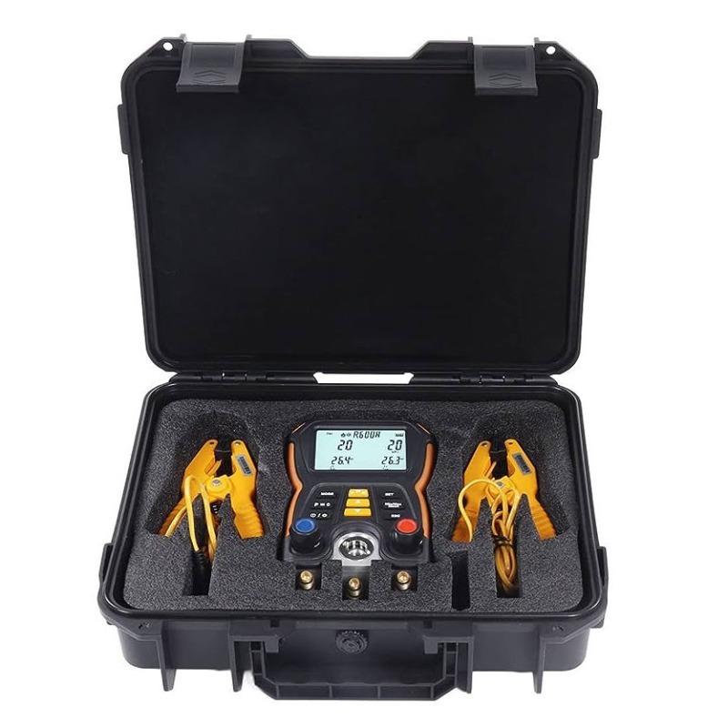 HTI New HT-750 Digital Pressure Gauge Refrigeration Vacuum Manifold Tester Refrigerant Meter