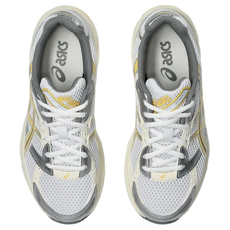 Asics Gel 1130 белые выцветшие желтые женские кроссовки кремовые 1202A164-118