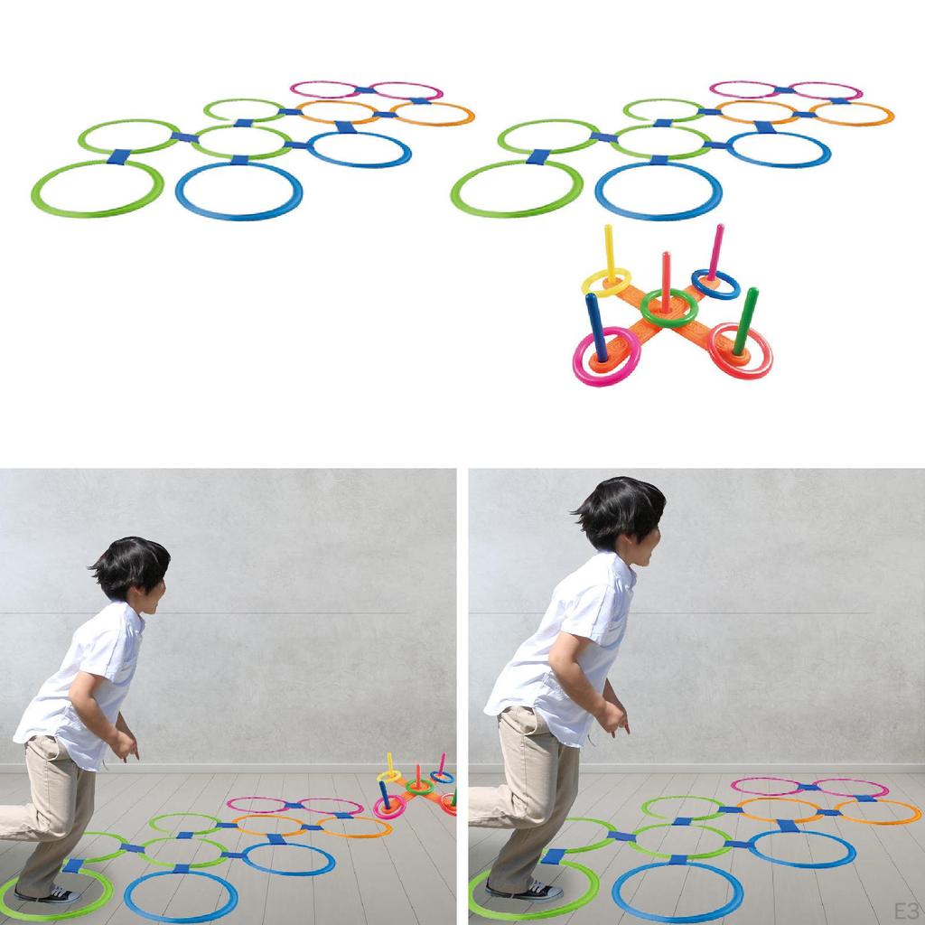 Agility Training Rings Adults Hopscotch Toys for Home Practice Party Favor