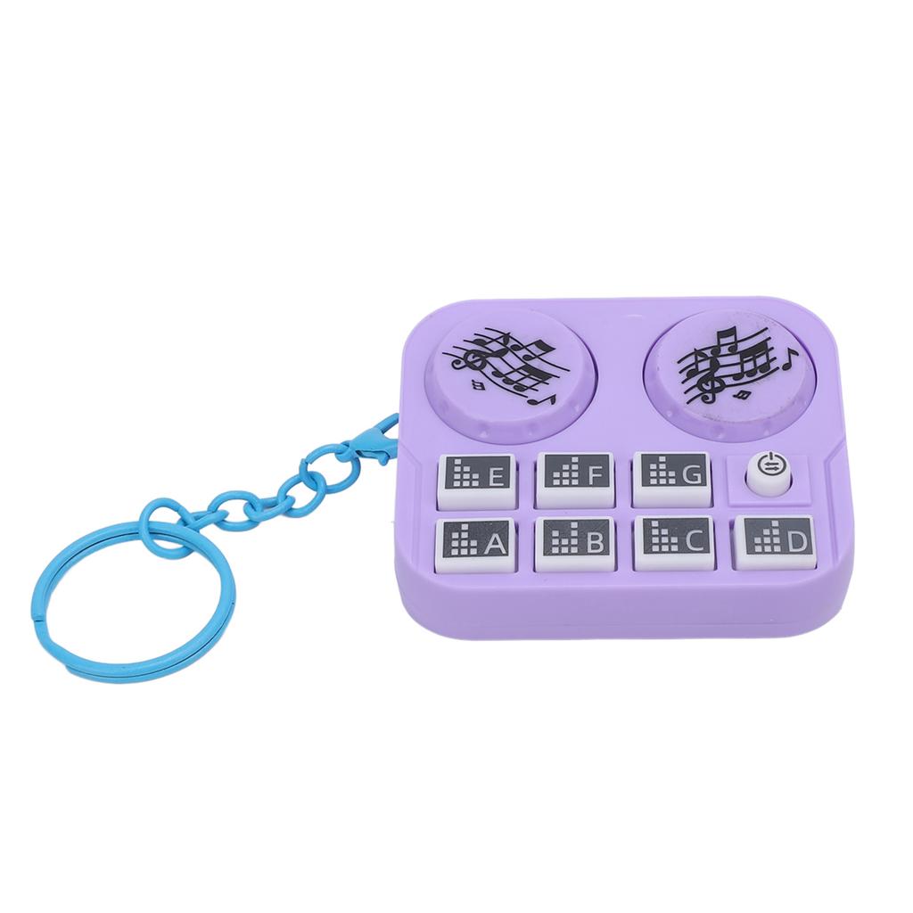 Брелок Цветные Огни Дизайн DJ Проигрывателя Дисков Автоматическое Воспроизведение и Режим Самостоятельного Нажатия Портативный DJ Брелок