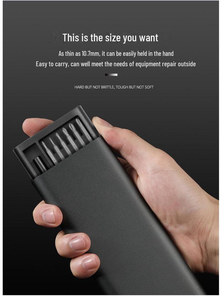 Набор прецизионных отверток 24 в 1 с алюминиевым футляром для очков, мобильных телефонов и домашнего ремонта