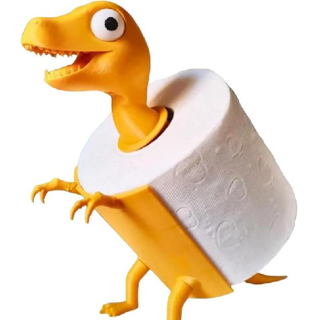 Милый держатель для туалетной бумаги в виде животного - прочная подставка для рулонов туалетной бумаги из PLA (Дизайны кошек, свиней, лягушек и собак) (Лягушка)