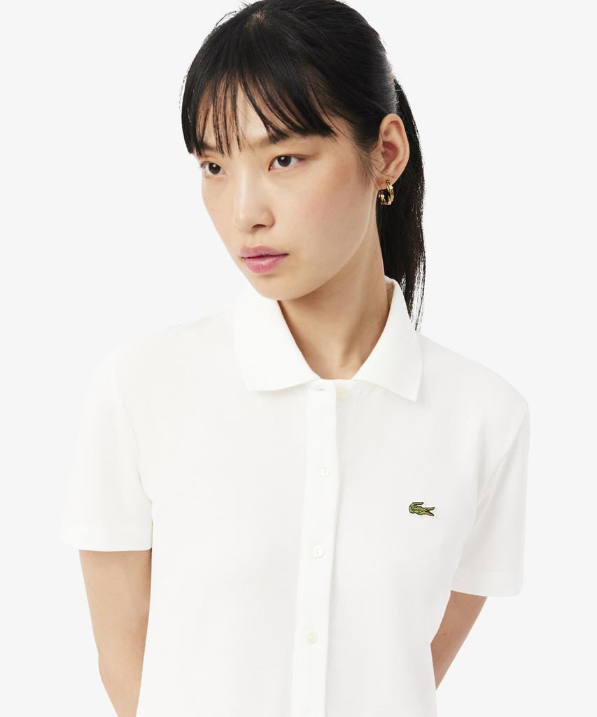 LACOSTE Женское мини-платье-поло с коротким рукавом из пике Ef8839-56G 70V