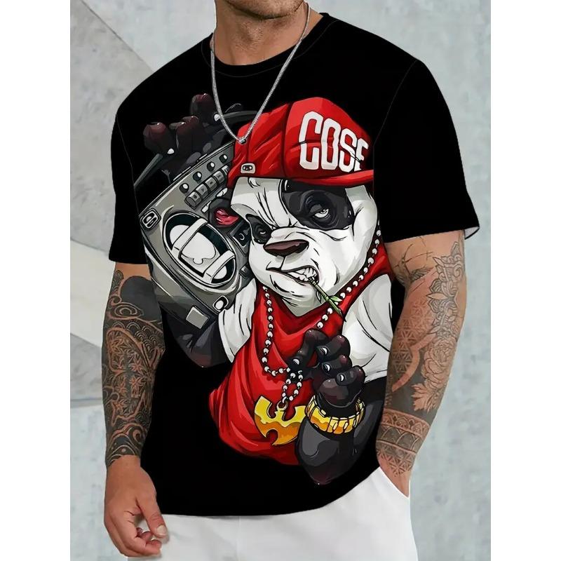 Смешная мужская футболка с принтом утки из мультфильма, летний повседневный свитер с коротким рукавом, модные футболки для активного отдыха, мужская свободная одежда