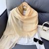 Star Cotton and Linen Scarf Women's Office Air Conditioner Shawl Niche Many Use Warm Outside with Sweet Silk Scarf Scarf