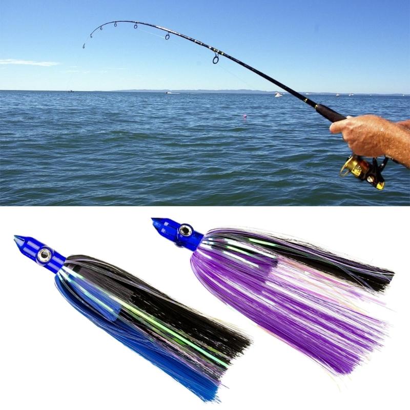 Soft Fishing Lures Simulation Squid Fishing Lures Baits Trolling Saltwater Baits Soft Skirt Baits Sea Fishing Lures