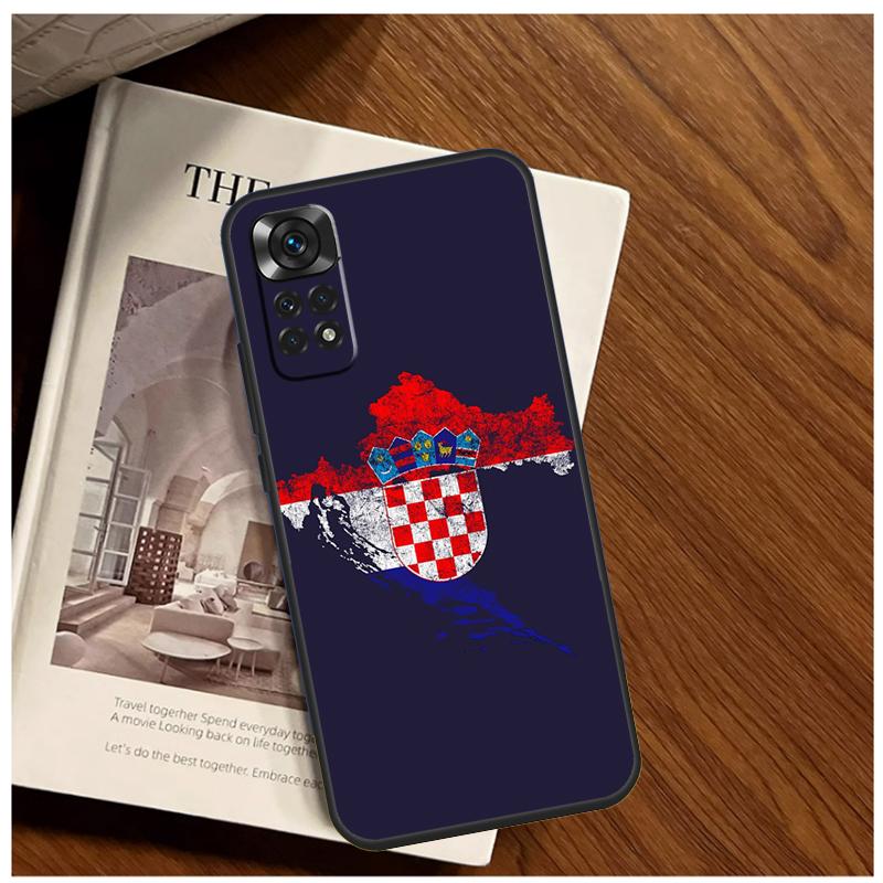 Чехол-футляр с гербом и флагом Хорватии для Xiaomi Redmi Note 14 13 9 10 11 12 15 Pro Plus Чехол для Redmi 15 C 13C 12C 10C 14C