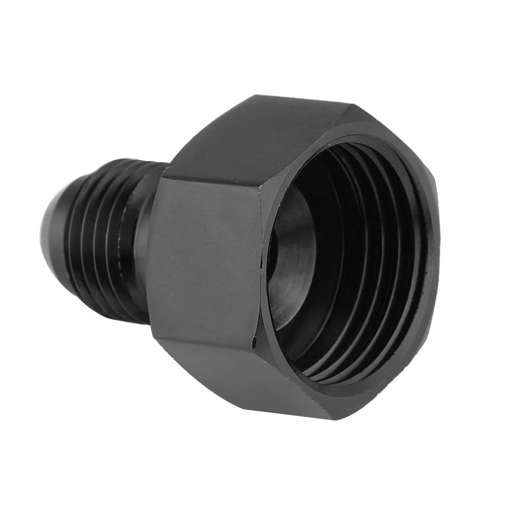Aluminum Alloy Female AN10 To AN6 Male Flare Reducer Fuel Line Oil Hose Fitting Adapter Black