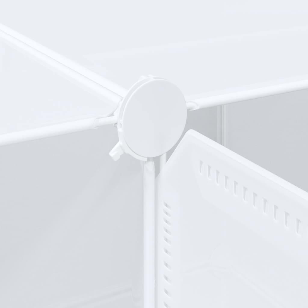 Cube Storage System with 16 Cubes and Hanging Rods PP