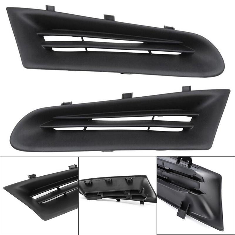 Решетка переднего бампера автомобиля для Renault Clio MK3 2005-2009 Решетка с открытым воздухозаборником для противотуманной фары Крышка фары