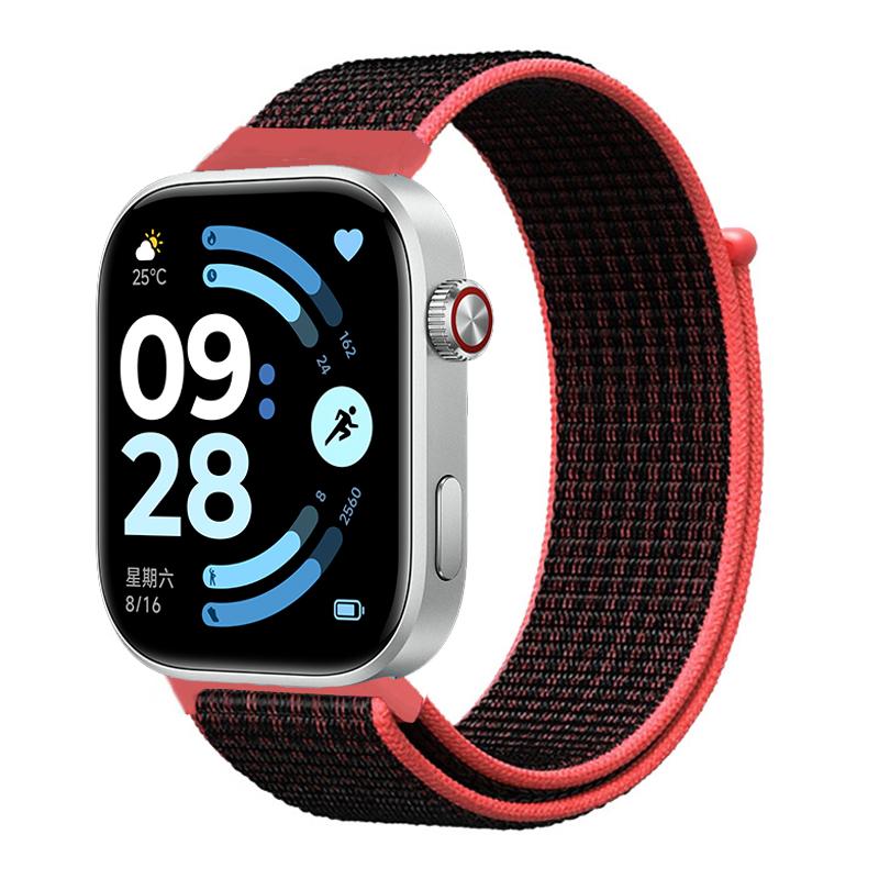Нейлоновый ремешок-петля для Redmi watch 6 5 4 Смарт-часов Аксессуары спортивный Запасной браслет correa для xiaomi Mi band 8 9 pro Ремешок