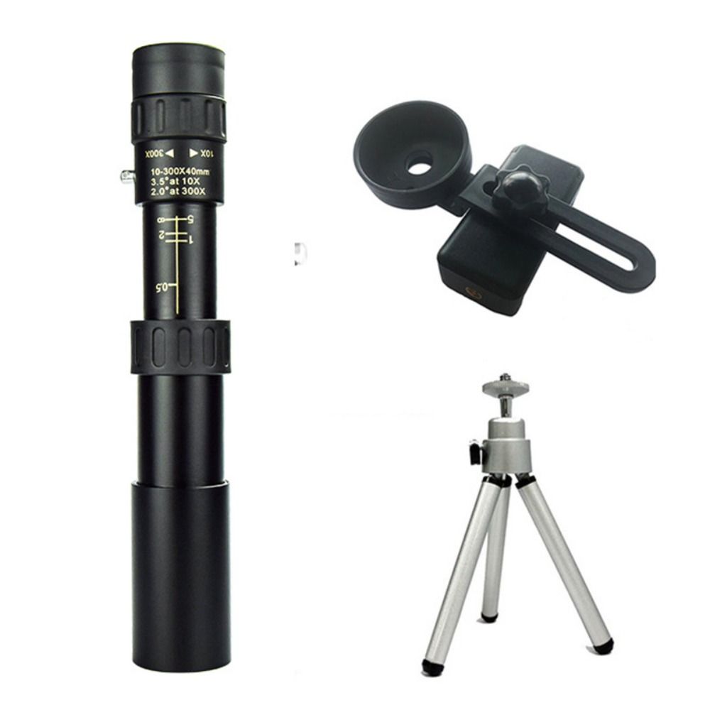 With Tripod Clip Long Range Portable Night Vision Monocular Telescope Zoom Telescope For Travel
