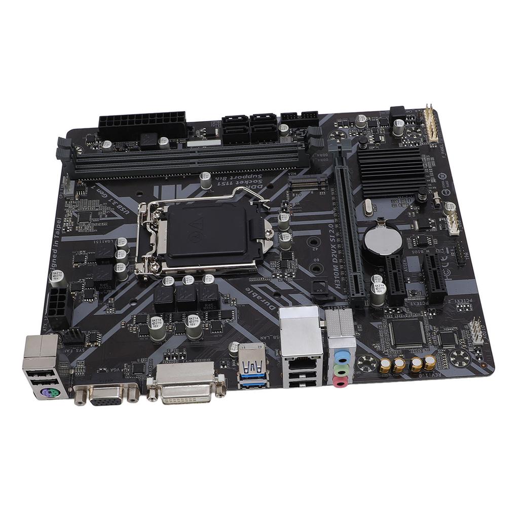 H310M D2VX SI 2.0 Motherboard M ATX 2 Channel DDR4 M.2 Serial ATA III LGA 1151 Desktop Motherboard for 8th Generation