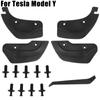 Невидимые брызговики для Tesla Model 3 Model Y 2017-2022, модификация автомобиля, брызговики, 4 шт./компл., передние и задние брызговики, всплеск
