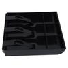Cash Register Drawer Insert Tray 3 Bill/3 Coin Slots with Clip for Money Storage Insert Tray Multi Compartments
