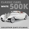 Ретро Стиль 1:24 Модель классического автомобиля из сплава Classic 500K и серии CLK-GTR, подходящая для молодых людей, чтобы коллекционировать и демонстрировать подарки и игрушки для мальчиков