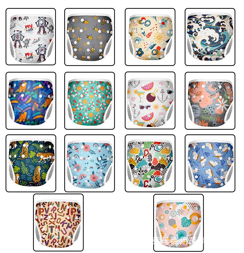 Infant Swimsuit for 1-3 Years: Ice Silk, Breathable, High-Elastic, Skin-Friendly, Leak-Proof Water Play Pants