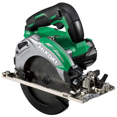 HiKOKI 36V 165мм Аккумуляторная циркулярная пила Хранение Продаётся отдельно Пильный диск Super Chip Black Shachi Спецификация Зелёная упаковочная коробка в комплекте C3606DA