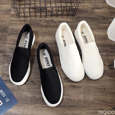 Модные весенне-осенние новые удобные белые туфли на платформе, простые, модные, универсальные, повседневные женские туфли