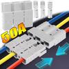 Для разъемов 50А Комплект кабелей Подходит для разъемов Anderson 50А Зарядка аккумуляторных батарей вилочного погрузчика 3-полюсный штекер Кабель для подключения аккумулятора