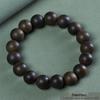 Kalimantan Black Agarwood Buddhist Prayer Bracelet 2.0: 108 Unisex Beads, Sinks in Water