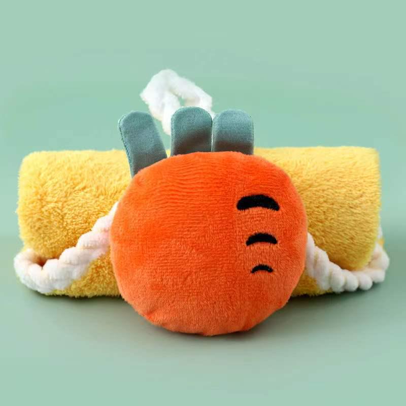 Мультяшное подвесное утолщенное полотенце для рук из кораллового флиса - Впитывающее, Не оставляющее ворсинок, Сувенир