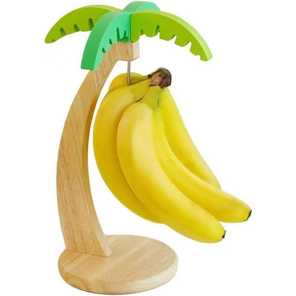 Simulated Leaf Fruit Vertical Storage Rack Keep Bananas Fresh Fruit Display Hanger Living Room