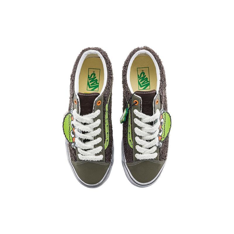 Vans X Улица Сезам Стиль 36 'Коричневый Оливково-зеленый' Vans VN0A54F6YJ7