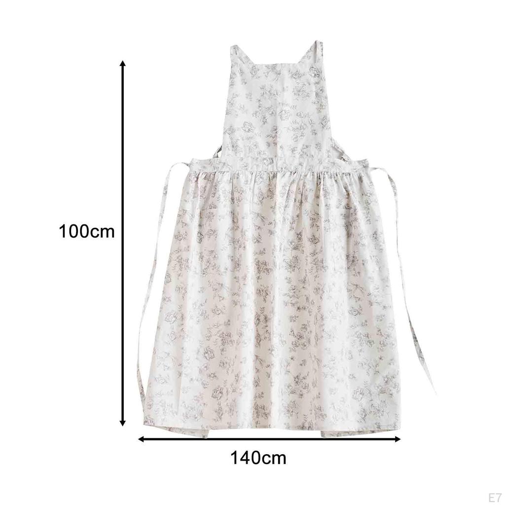 Apron Dress Painting Durable Wearable Workshop for Flower Shop Barbecue