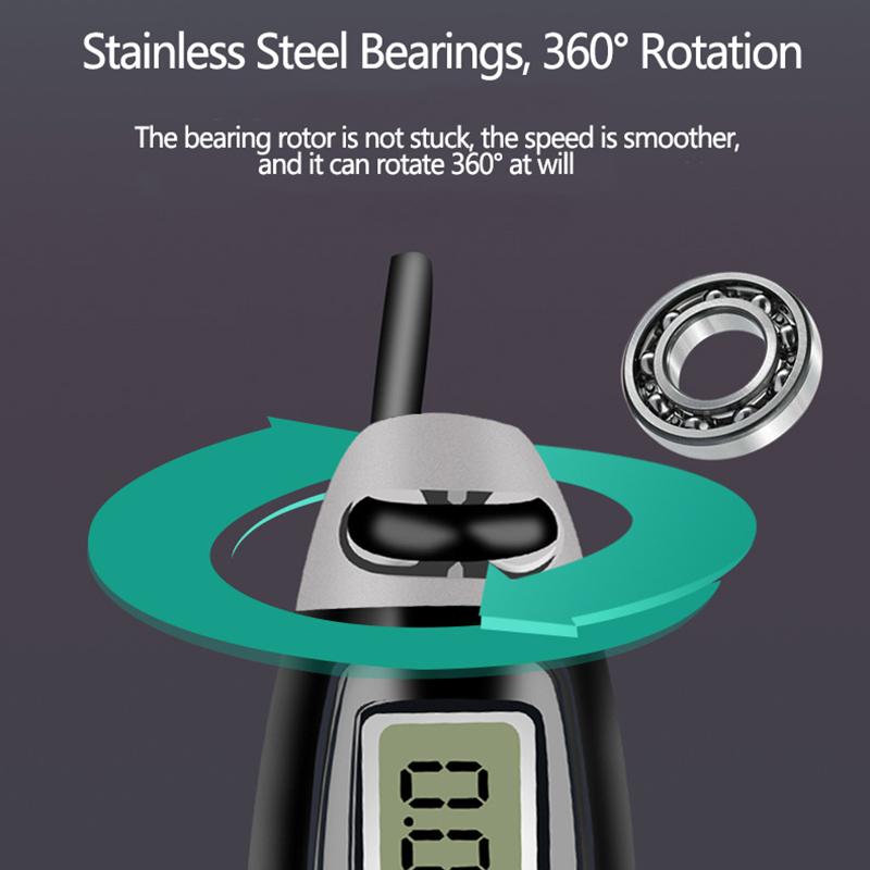 Cordless Electronic Skipping Rope LCD Counting Speed for Gym Fitness