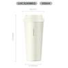 550ml white flip-top lid
