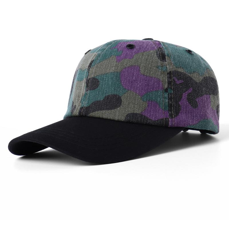 Men Camouflage Print Baseball Cap Women Spring Summer Cap Outdoor Sports Sun Hat Sunscreen Cap