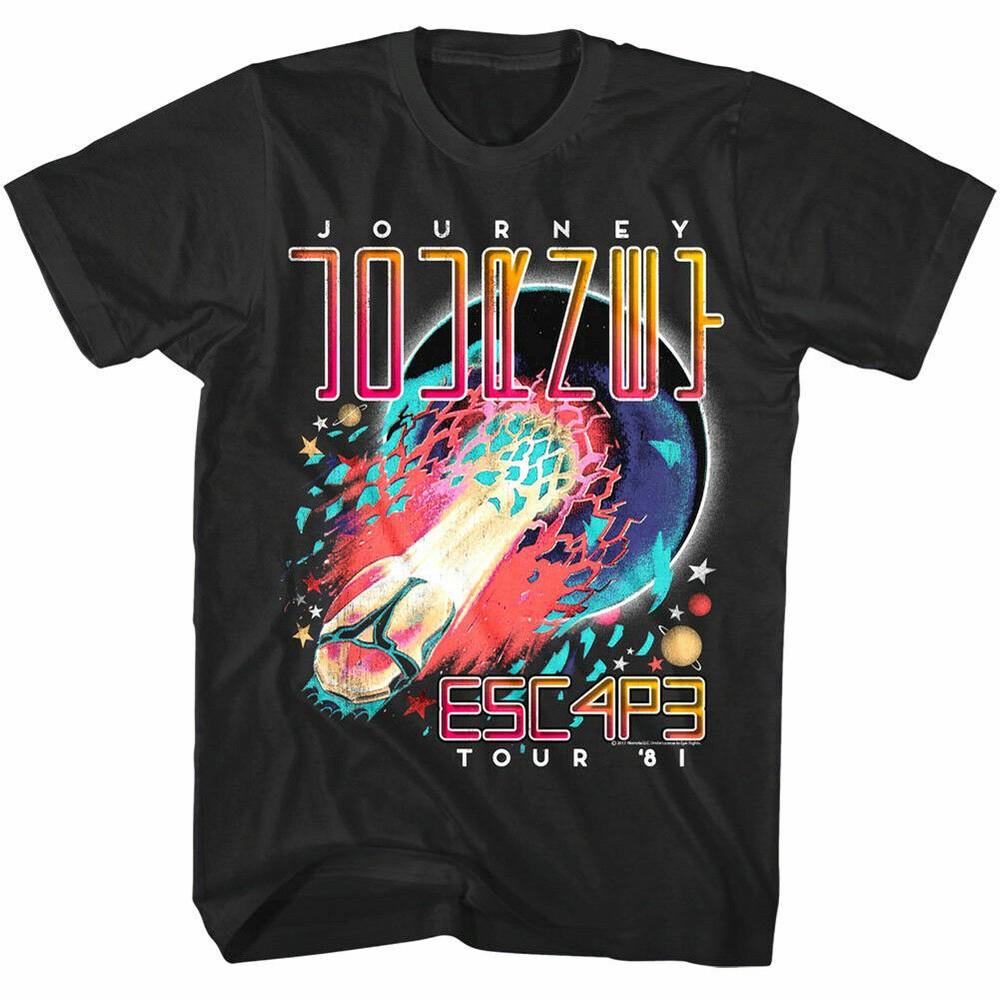 Мужская футболка Journey Escape World Tour 1981, Футболка для фаната музыки, Унисекс футболка