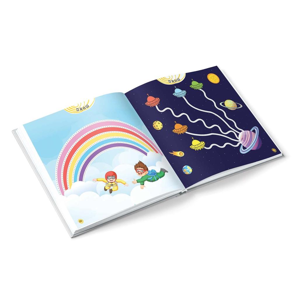 DRAW (Age 4+) / Series of Books That Improve IQ, Attention and Ability English-Turkish