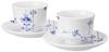 Imported Royal Copenhagen Blue Palmette Tea Set Pair Wedding Gift Present 1017410 [Regular Product]