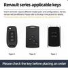 For Renault 2026 New Hub Caps Zinc Alloy Car Key Case Cover Shell For Renault Koleos Captur Kadjar Megane Clio Talisman Scenic A