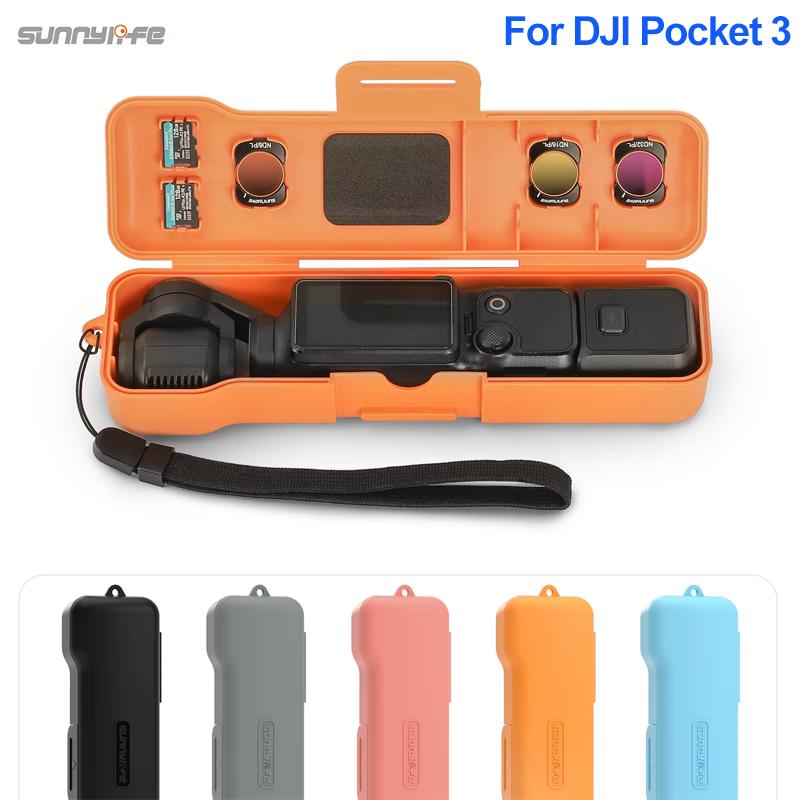 Защитный чехол для DJI Osmo Pocket 1, противоударный, с защитой от царапин, с ремешком, портативный, для уличной съемки, аксессуар для влога