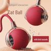 Интерактивная электрическая игрушка для кошек: Автоматический мячик для дразнения и звучания с умным обходом препятствий