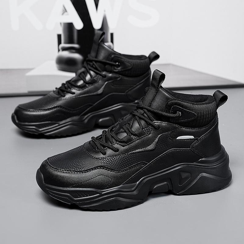 Мужская повседневная обувь большого размера, теплая и легкая спортивная обувь для зимы, модные и универсальные кроссовки на толстой подошве, партия из розницы