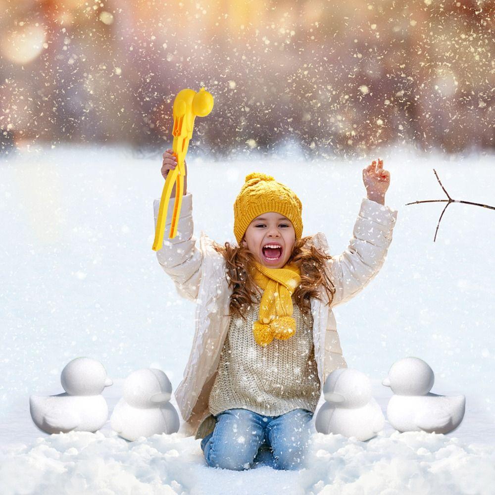 Mold Snow Shovel Bear Snowball Clip Duck Snowball Clip Sand Making Mould Snowball Maker Mold