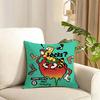 Angry TTomato anime Cushion Cover Reversible Plush Pillow Cover Soft Fluffy  Home Decor for Sofa Bedroom