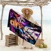 Portugal's Cr7 Crest Beach Towel Soft Durable Quick-Dry Comfortable Lightweight