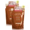ALLNA ORGANIC Ароматический Шампунь и Уход для Гладких Волос Набор 400 мл (Сменный блок, Аромат растения)