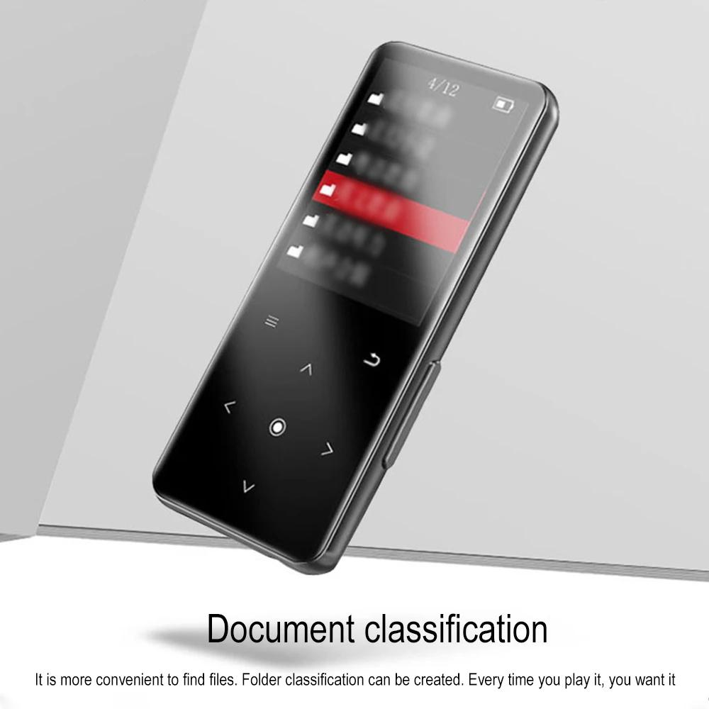 2025 Новый MP3-плеер Bluetooth 5.0 MP4-плеер HiFi Lossless Music Player Портативный аудиоплеер Walkman с FM/электронной книгой/диктофоном/Mp3