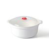 S/M/L Microwave Oven Special Box with Lid Heated Soup Pot Rice Steamed Dumpling Food Cooking Container Food Grade Kitchen Tool