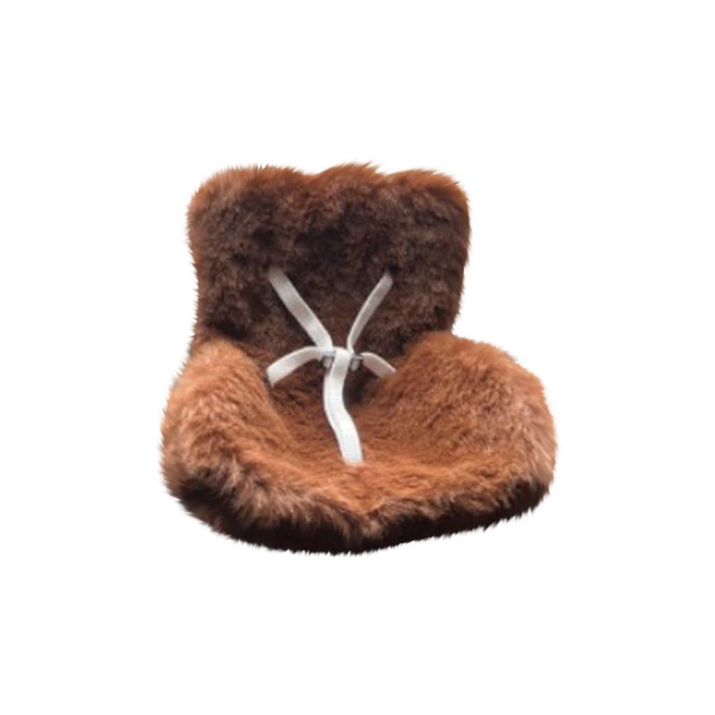 Украшения для автомобиля, автокресло для кукол, пушистая подушка, есть зажимы для сиденья на машине, в комплекте ножка сиденья для настольного дисплея