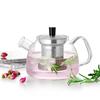 Heat Resistant Glass Teapot, 900mL Built-in 304 Stainless Steel Filter, Tea Water Separation Pot 900ml
